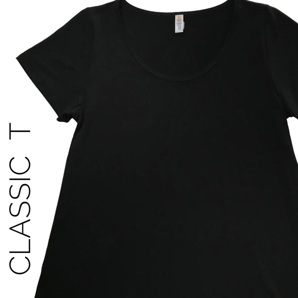 LuLaRoe Solid black Classic T